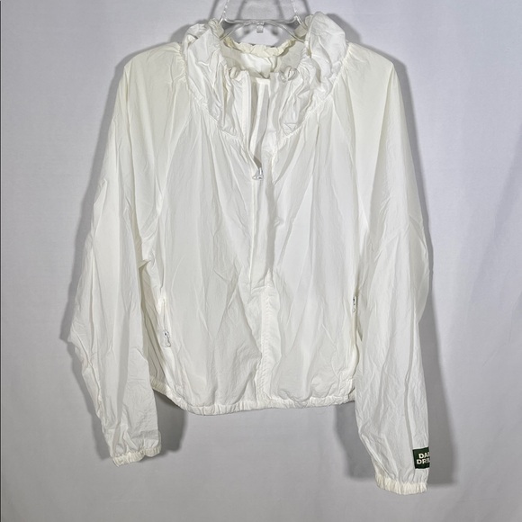 DAILY DRILLS WOMENS NYLON HALF ZIP JACKET XS/S WHITE - Picture 2 of 6